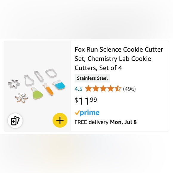 Science Lab cookie cutters - Picture 3 of 3
